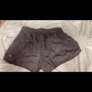 Lululemon hotty hot grey shorts